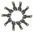 Enfain® 10Pcs Cheap Bulk 256MB Metal Key USB 2.0 Flash Drive Memory Stick Pen Drive(Black)