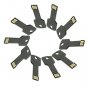 Enfain® 10Pcs 2GB Metal Key USB 2.0 Flash Drive Memory Stick Pen Drive Multi Color Choice (Black)