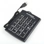 Enfain® USB 19 Keys Black Color Numeric Numerical Keypad Keyboard Pad for Laptop PC