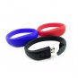 Enfain® Nice WristBand Style New Silicone Waterproof USB 2.0 Flash Drive Memory Stick (8gb ,Black)