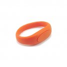 Enfain® Nice Wrist Band Style New Silicone Waterproof USB 2.0 Flash Drive Memory Stick (8gb,Orange)