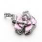 Enfain® Light Pink Crystal Rose Pendant Necklace Style 8GB USB Flash Pen Drive Memory Stick