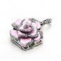 Enfain® Light Pink Crystal Rose Pendant Necklace Style 16GB USB Flash Pen Drive Memory Stick
