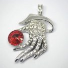 Enfain®Jewelry Hand Pendant Crystal USB 2.0 Pendrive Memory Stick U Disk with Necklace(8GB,Silver)