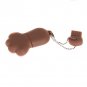 Enfain® Cute Animal Paw keychain USB Flash Drive Cartoon USB 2.0 Memory Stick U Disk (8GB, Brown)