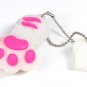 Enfain® Cute Animal Paw keychain USB Flash Drive Cartoon USB 2.0 Memory Stick U Disk (16GB, White)