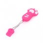 Enfain® Cute Animal Paw keychain USB Flash Drive Cartoon USB 2.0 Memory Stick U Disk (16GB, Rose)
