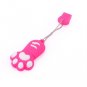Enfain® Cute Animal Paw keychain USB Flash Drive Cartoon USB 2.0 Memory Stick U Disk (16GB, Rose)