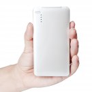 Enfain® Power Bank Battery Pack for iPhone, iPad Air and more smartphones and tablets (White)