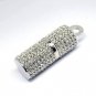 Enfain® 8GB Crystal Lipstick Case Jewelry USB Flash Memory Drive U Disk with Necklace