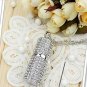 Enfain® 8GB Crystal Lipstick Case Jewelry USB Flash Memory Drive U Disk with Necklace