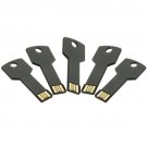 Enfain® 5Pcs 1GB Bulk Promotional Metal Key USB Flash Drive 2.0 Memory Stick Pen Drive(Black)