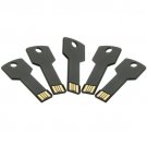 Enfain® 5Pcs 2GB Bulk Promotional Metal Key USB Flash Drive 2.0 Memory Stick Pen Drive(Black)