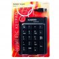 Enfain® 5 pcs USB 19 Keys Black Color Numeric Numerical Keypad Keyboard Pad