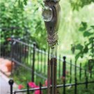 ADORABLE OLD DOOR GLASS KNOB WINDCHIMES,26''TALL.