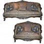 STUNNING CARVED FORMAL WYNDEMERE SOFA SET,2 PIECES,SO CHIC!!!