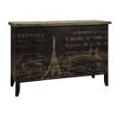 DIVINE FRENCH STYLE PARIS FLEA MARKET SIDEBOARD/TABLE,48.5''WIDE.
