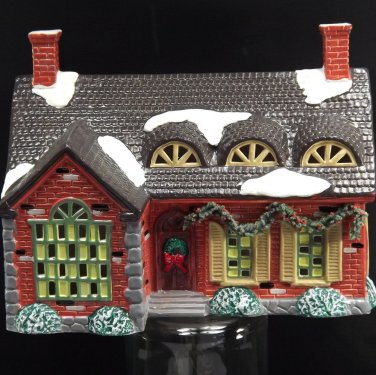 Dept 56 Snow Village Stonehurst House 1991 Snow House Series Retired