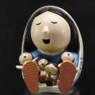 Tribal Storyteller  Ceramic Doll  Figurine 4 Children Blanket South Western