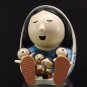 Tribal Storyteller  Ceramic Doll  Figurine 4 Children Blanket South Western