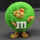 Collectible Boyd Bears and Friends Mars Green Resin M&M Retired Christmas