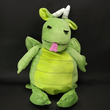 Plush Dragon Pillow Roars Stuffed Animal 3 Years Up Tush Tags