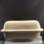Pampered Chef Rectangular Roaster Lid Bowl Baker Set 1435 and 1430 Stoneware