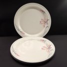 1985-1997, Gray Trim with Verge 2 Lenox 11" Dinner Plates Grey Pinstripes