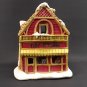 Vintage Christmas Village Red Toy Story Hand Painted Detail Ceramic