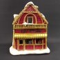 Vintage Christmas Village Red Toy Story Hand Painted Detail Ceramic