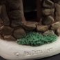 Vintage Pat Betts 1987 Christmas Village House Ceramic Hand Painted 7x7.5x5.25"
