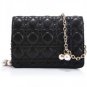 Faux Leather Textured Chain Strap Shoulder Bag