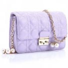 Faux Leather Textured Chain Strap Shoulder Bag