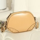 Apricot Pu Top Zipper Stylish Mini Shoulder Bag