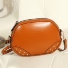 Brown Pu Top Zipper Stylish Mini Shoulder Bag