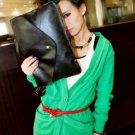 Black Pu Envelope One Shoulder Bag