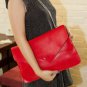 Red Pu Envelope One Shoulder Bag