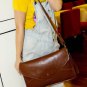 Coffee Pu Envelope Shoulder Handbag