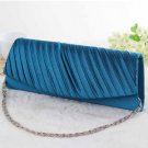Gorgeous Shining Satin Pleated Evening Clutch