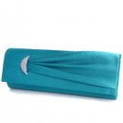 Fashion Satin With Rhinestone Clutch