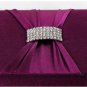 Satin Bowknot Rhinestone Evening Handbag