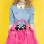 Fuchsia Double Handle Tote Bag