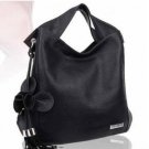 Faux Leather Flower Tassel Handbag