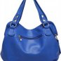 Solid Color Faux Leather Tassel Decor Tote Handbag