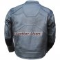 Men Tom Cruise Jack Harper Oblivion Movie Leather jacket motorcycle leather jacket with CE armours