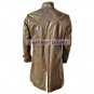 Watch Dogs Trench Coat Genuine Leather Jacket Distressed 100% Real Leather coat
