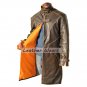 Watch Dogs Trench Coat Genuine Leather Jacket Distressed 100% Real Leather coat