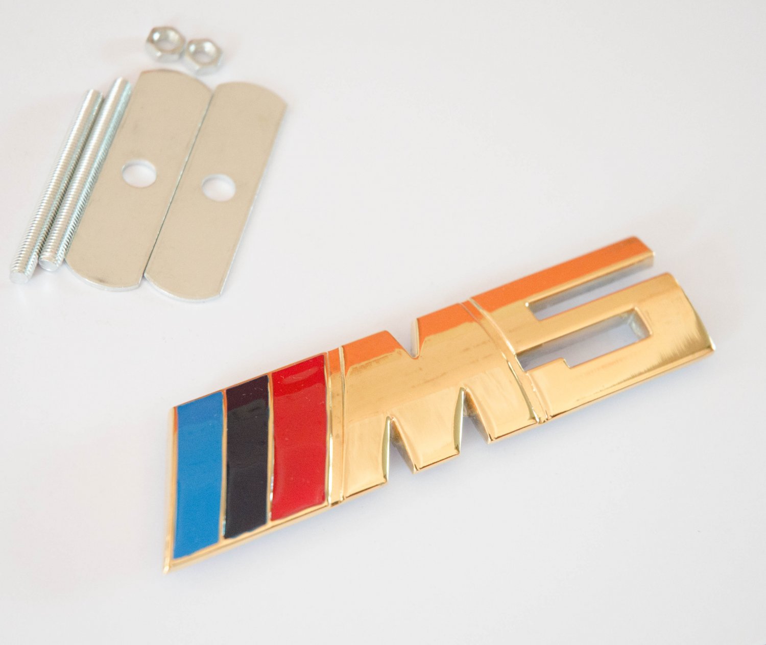 BMW ///M5 24K Gold Plated Metal 3D Grill Badge / Emblem