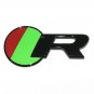 R Black 3D Metal Car Badge / Adhesive Badge Sticker Decor