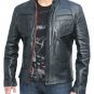 Men Fashion Leather Jacket - Black Point